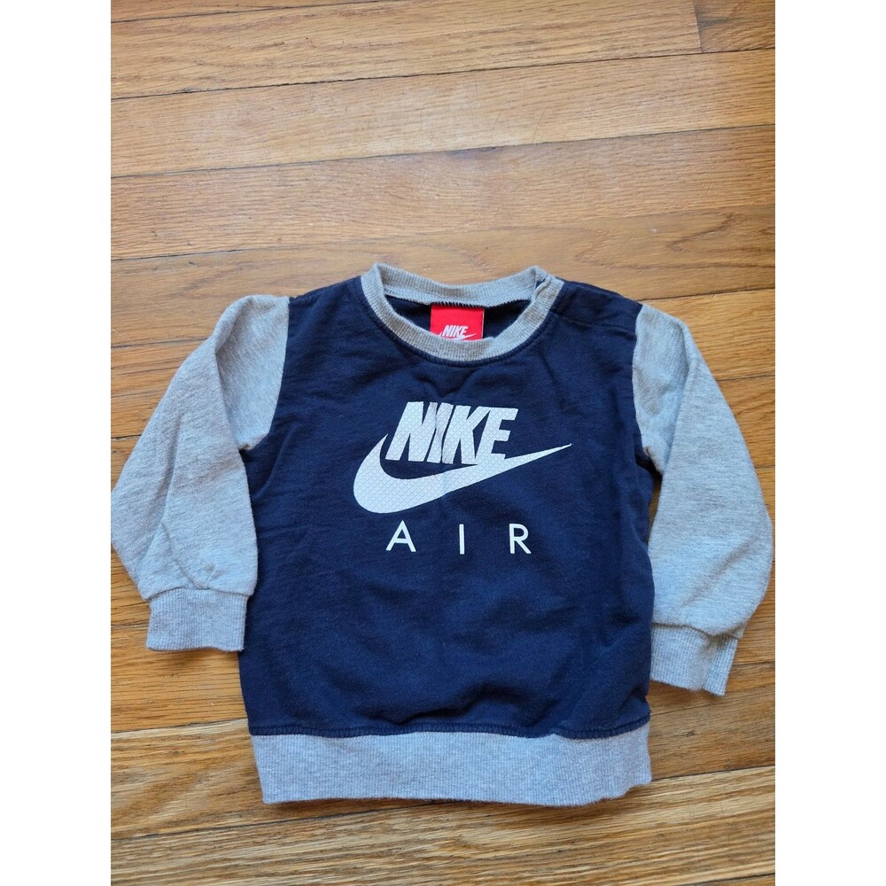 Nike Air Crewneck Sweatshirt cotton blue gray size 12 months